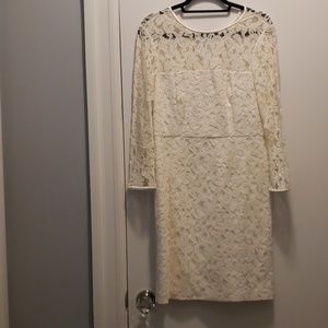 Cream Lace Dress